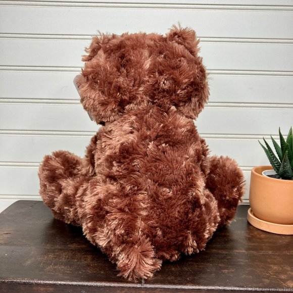 Gund Philbin Chocolate 12" Brown Teddy Plush Stuffed Animal Toy Lovey 6047540 - Picture 4 of 8